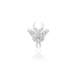 14kt Gold Luna White CZ Threadless End