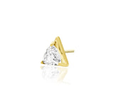 14kt Gold Griselda White CZ Threadless End