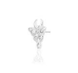 14kt Gold Luna White CZ Threadless End