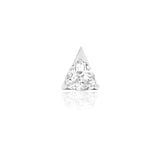 14kt Gold Griselda White CZ Threadless End