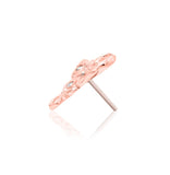 14kt Gold Luna White CZ Threadless End