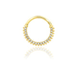 14K Gold Mimi Hinged Segment Ring