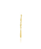 14kt Gold Rebecca White CZ Charm