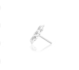 14kt Gold Chloe White CZ Threadless End