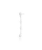 14kt Gold Maria White CZ Chain Threadless Top