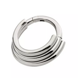 Titanium Triple Stacked Side Facing Clicker