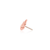 14k Gold Fernanda Leaf Threadless End