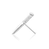 14k Gold Staring Dagger Threadless End