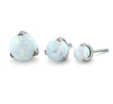 Claw Set Opal Sphere Threadless End