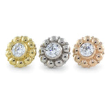 18K Gold Kumo Threadless End