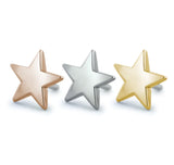 18K Gold Star Threadless End