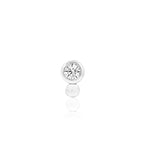 14kt Gold Olivia White CZ Threadless End