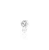 14kt Gold Olivia White CZ Threadless End