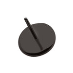 Black PVD Titanium Disk Threadless End