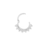 14kt Gold Tri-Bead Hinged Segment Ring