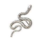 Titanium Diamond Pattern Snake Threadless End