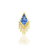 14K Gold Esmeralda Threadless End