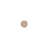 14Kt Gold Hammered Disk Threadless End