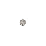 14Kt Gold Hammered Disk Threadless End