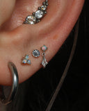 14Kt Gold Ivy Threadless End