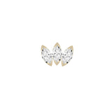 14Kt Gold Velena III Threadless End