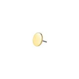 14Kt Gold Disk Threadless End