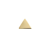 14Kt Gold Triangle Threadless End