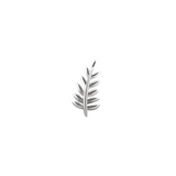 14Kt Gold Laurel Threadless End