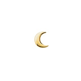 14Kt Gold Moon Threadless End