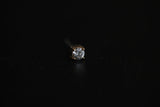 14Kt Gold Round Prong Threadless End