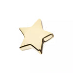 14K Gold Internal. Threaded Star Top (2 sizes)