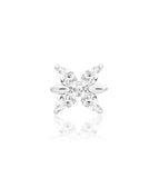 14kt Gold Lilliana White CZ Threadless End