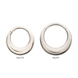 Titanium Thick Dome Front Facing Hinged Segment Clicker