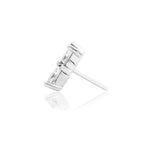 14kt Gold Lilliana White CZ Threadless End