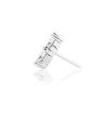 14kt Gold Lilliana White CZ Threadless End