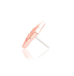 14kt gold Vesper White CZ Threadless End