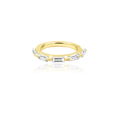 14K Gold Annie Hinged Segment Ring
