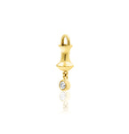 14kt Yellow Gold Bamboo Charm