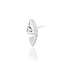 14kt Gold Sybil White CZ Threadless End