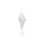 14kt gold Vesper White CZ Threadless End
