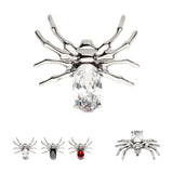 Titanium Spider with 4-Prong Oval Threadless End