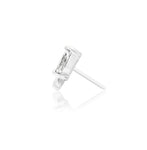14kt Gold Rana White CZ Threadless End