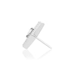 14kt Gold Isadora White CZ Threadless End