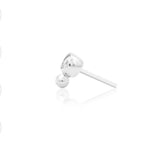 14kt Gold Olivia White CZ Threadless End