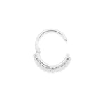 14kt Gold Beaded Hinged Segment Ring