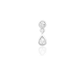 14kt Gold Ingrid White CZ Threadless End