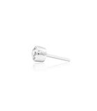 14kt Gold Bezel CZ Threadless End