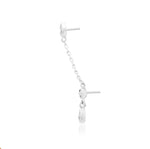 14kt Gold Islay White CZ Chain Threadless End