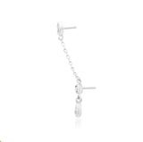 14kt Gold Islay White CZ Chain Threadless End