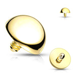 Titanium Dome Threaded Tops